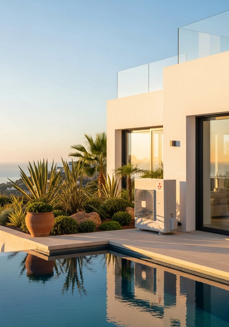 Mitsubishi AC & VRV installed by Agua-Therm in Marbella & Costa del Sol