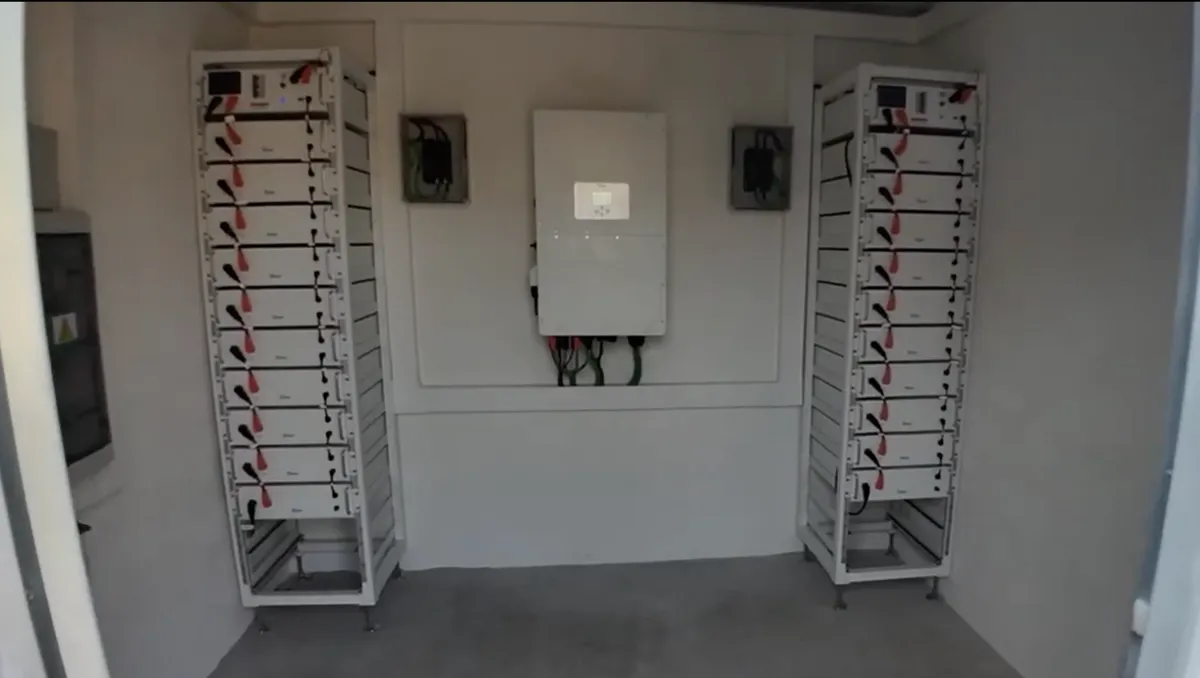 100kWh DEYE battery room - Alhaurín el Grande