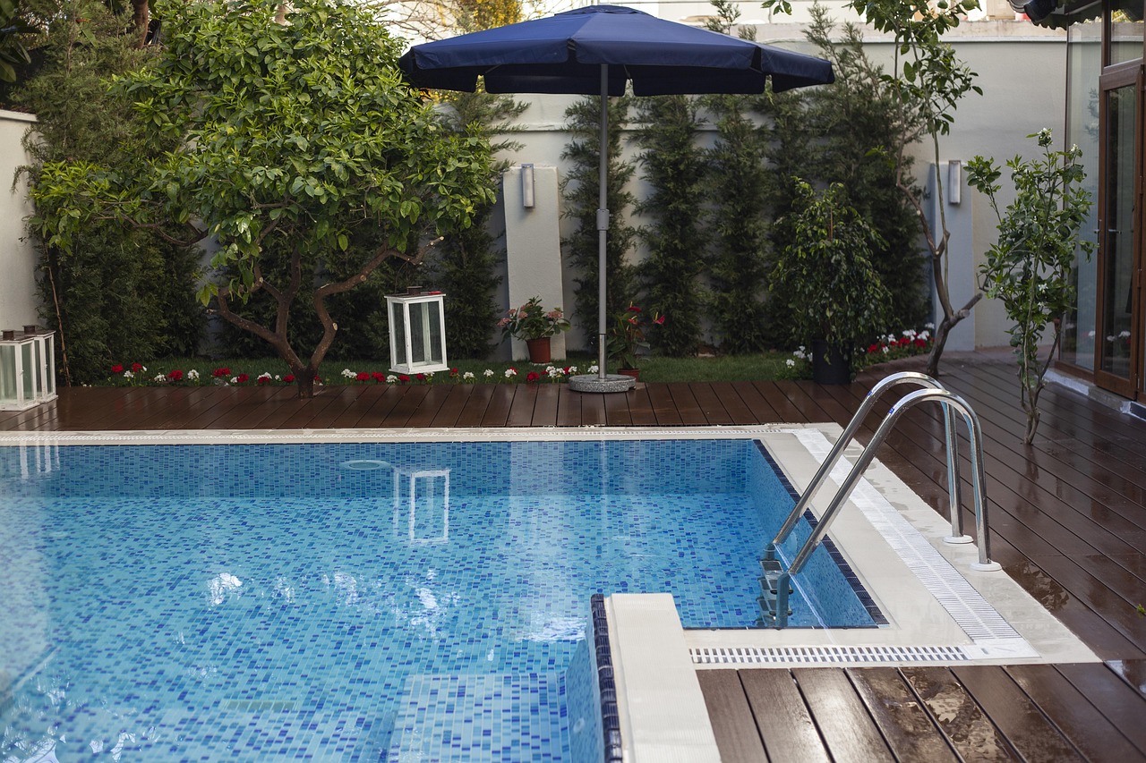 Solar pool heating for luxury infinity pool at Marbella villa overlooking Costa del Sol
